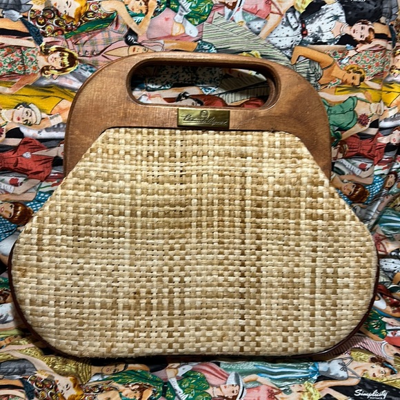 Bags Vintage Straw Clutch Poshmark